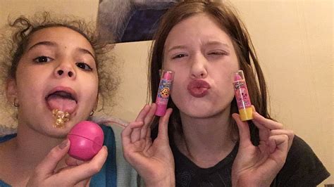 chapstick challenge|chapstick challenge girls.